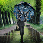 Aotearoa Iwi Ngati Mutunga Umbrella Maori Kowhaiwhai Pattern