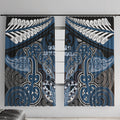 Aotearoa Iwi Ngati Mutunga Window Curtain Maori Kowhaiwhai Pattern