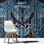 Aotearoa Iwi Ngati Mutunga Window Curtain Maori Kowhaiwhai Pattern