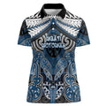 Aotearoa Iwi Ngati Mutunga Personalised Women Polo Shirt Maori Kowhaiwhai Pattern