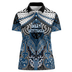 Aotearoa Iwi Ngati Mutunga Personalised Women Polo Shirt Maori Kowhaiwhai Pattern