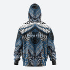 Aotearoa Iwi Ngati Mutunga Personalised Zip Hoodie Maori Kowhaiwhai Pattern