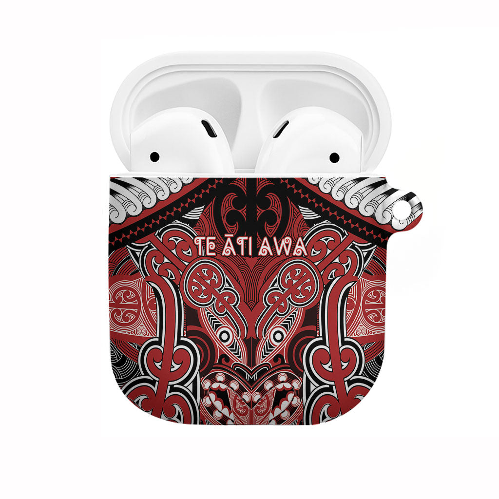 Aotearoa Iwi Te Ati Awa AirPods Case Maori Kowhaiwhai Pattern