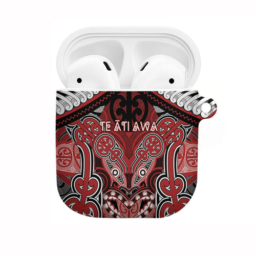 Aotearoa Iwi Te Ati Awa AirPods Case Maori Kowhaiwhai Pattern