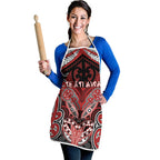 Aotearoa Iwi Te Ati Awa Apron Maori Kowhaiwhai Pattern