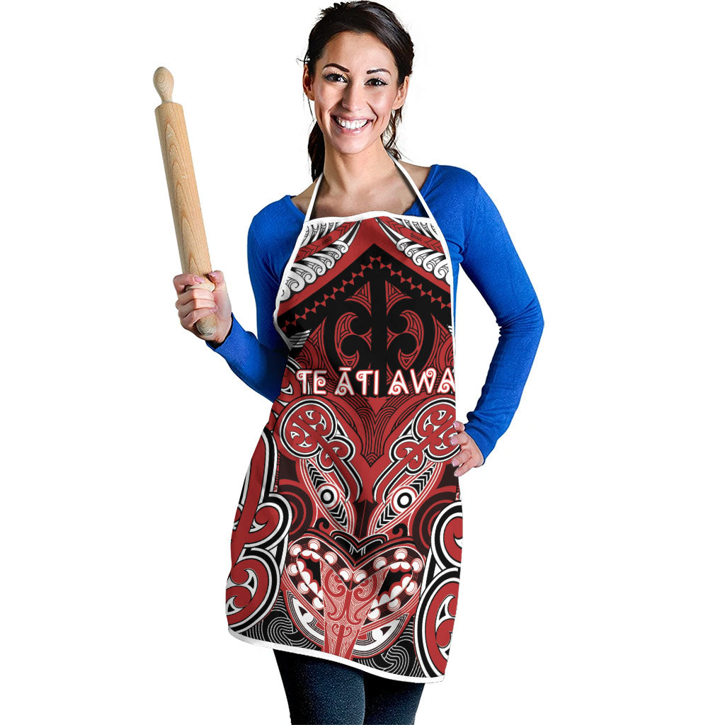 Aotearoa Iwi Te Ati Awa Apron Maori Kowhaiwhai Pattern