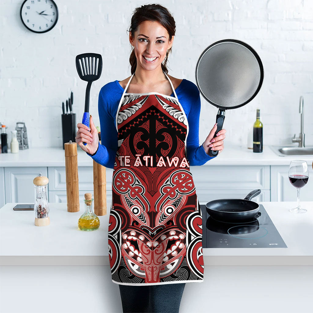 Aotearoa Iwi Te Ati Awa Apron Maori Kowhaiwhai Pattern