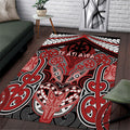 Aotearoa Iwi Te Ati Awa Area Rug Maori Kowhaiwhai Pattern