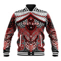 Aotearoa Iwi Te Ati Awa Personalised Baseball Jacket Maori Kowhaiwhai Pattern