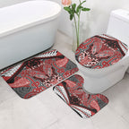 Aotearoa Iwi Te Ati Awa Bathroom Set Maori Kowhaiwhai Pattern