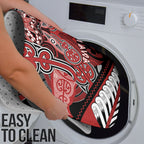 Aotearoa Iwi Te Ati Awa Bathroom Set Maori Kowhaiwhai Pattern