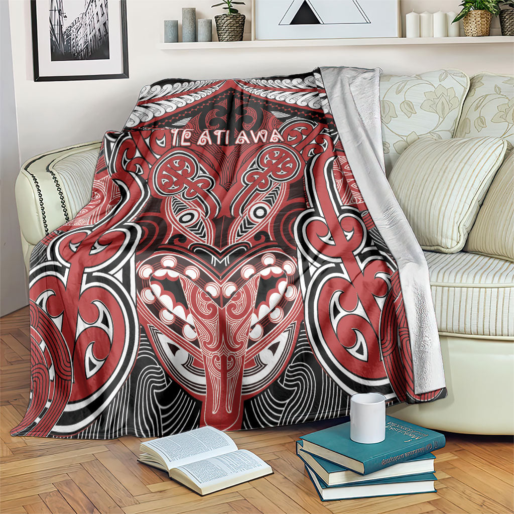 Aotearoa Iwi Te Ati Awa Blanket Maori Kowhaiwhai Pattern