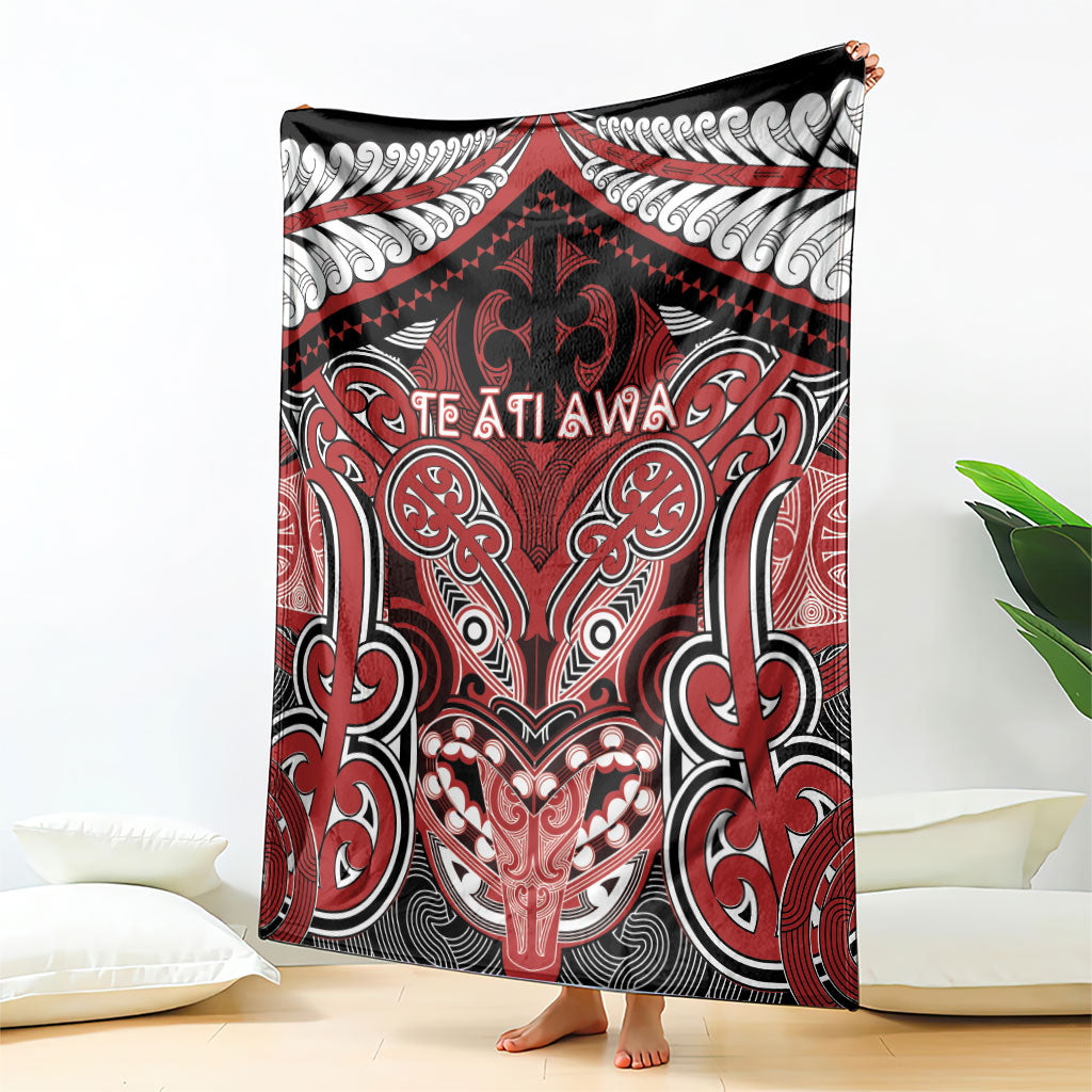 Aotearoa Iwi Te Ati Awa Blanket Maori Kowhaiwhai Pattern