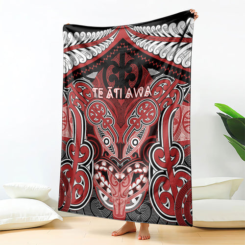 Aotearoa Iwi Te Ati Awa Blanket Maori Kowhaiwhai Pattern