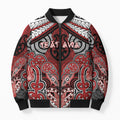 Aotearoa Iwi Te Ati Awa Personalised Bomber Puffer Jacket Maori Kowhaiwhai Pattern