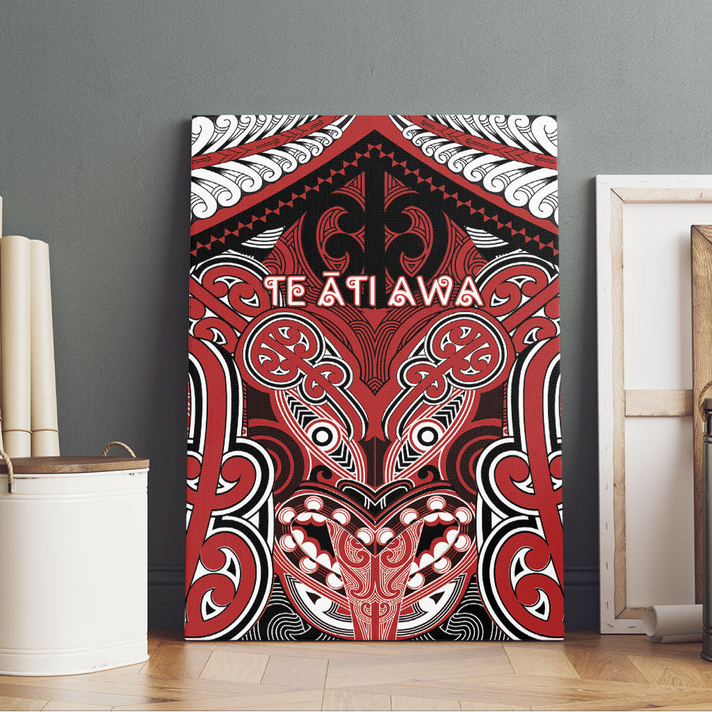Aotearoa Iwi Te Ati Awa Canvas Wall Art Maori Kowhaiwhai Pattern