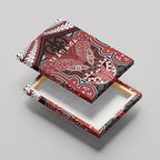 Aotearoa Iwi Te Ati Awa Canvas Wall Art Maori Kowhaiwhai Pattern