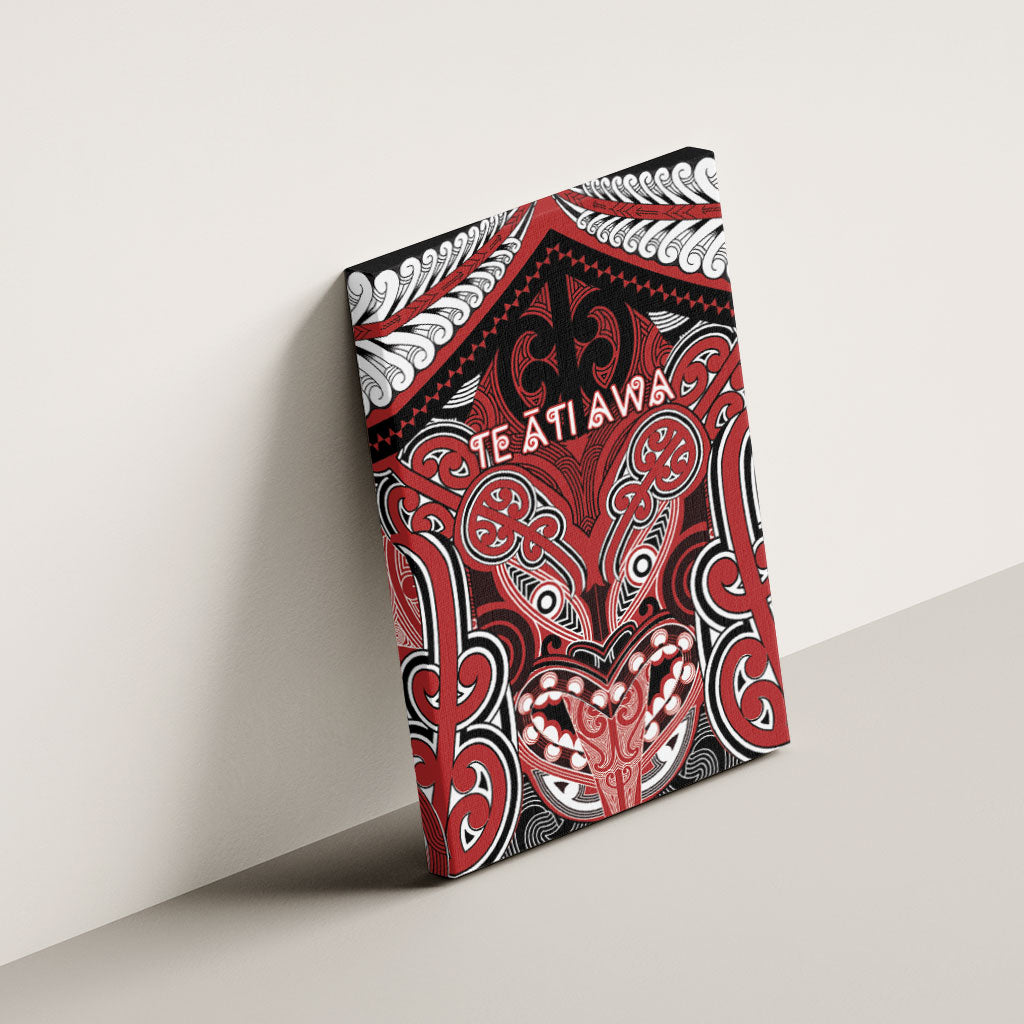 Aotearoa Iwi Te Ati Awa Canvas Wall Art Maori Kowhaiwhai Pattern