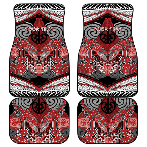 Aotearoa Iwi Te Ati Awa Personalised Car Mats Maori Kowhaiwhai Pattern