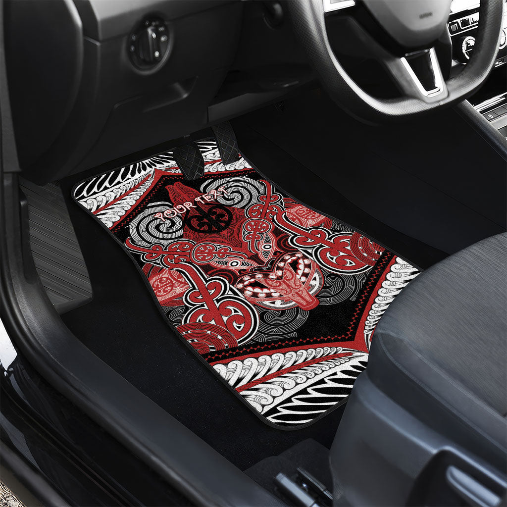 Aotearoa Iwi Te Ati Awa Personalised Car Mats Maori Kowhaiwhai Pattern