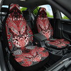 Aotearoa Iwi Te Ati Awa Car Seat Cover Maori Kowhaiwhai Pattern