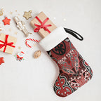 Aotearoa Iwi Te Ati Awa Personalised Christmas Stocking Maori Kowhaiwhai Pattern