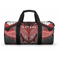 Aotearoa Iwi Te Ati Awa Duffle Bag Maori Kowhaiwhai Pattern