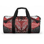 Aotearoa Iwi Te Ati Awa Duffle Bag Maori Kowhaiwhai Pattern