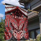 Aotearoa Iwi Te Ati Awa Garden Flag Maori Kowhaiwhai Pattern