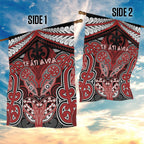 Aotearoa Iwi Te Ati Awa Garden Flag Maori Kowhaiwhai Pattern