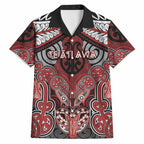 Aotearoa Iwi Te Ati Awa Personalised Hawaiian Shirt Maori Kowhaiwhai Pattern