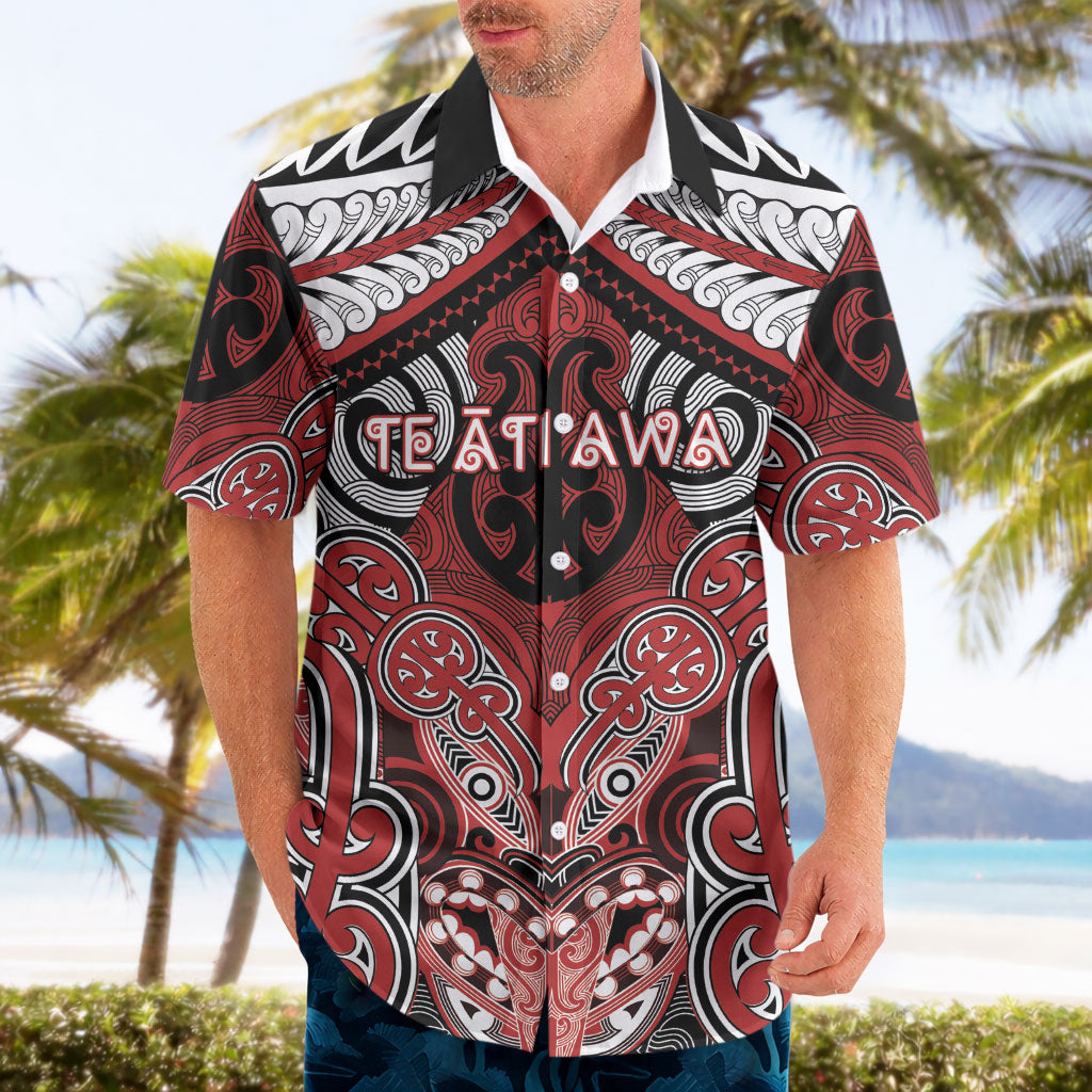 Aotearoa Iwi Te Ati Awa Personalised Hawaiian Shirt Maori Kowhaiwhai Pattern