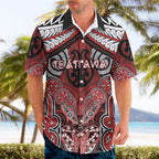 Aotearoa Iwi Te Ati Awa Personalised Hawaiian Shirt Maori Kowhaiwhai Pattern