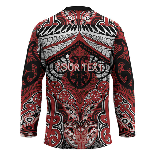 Aotearoa Iwi Te Ati Awa Personalised Hockey Jersey Maori Kowhaiwhai Pattern
