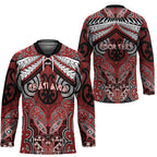 Aotearoa Iwi Te Ati Awa Personalised Hockey Jersey Maori Kowhaiwhai Pattern