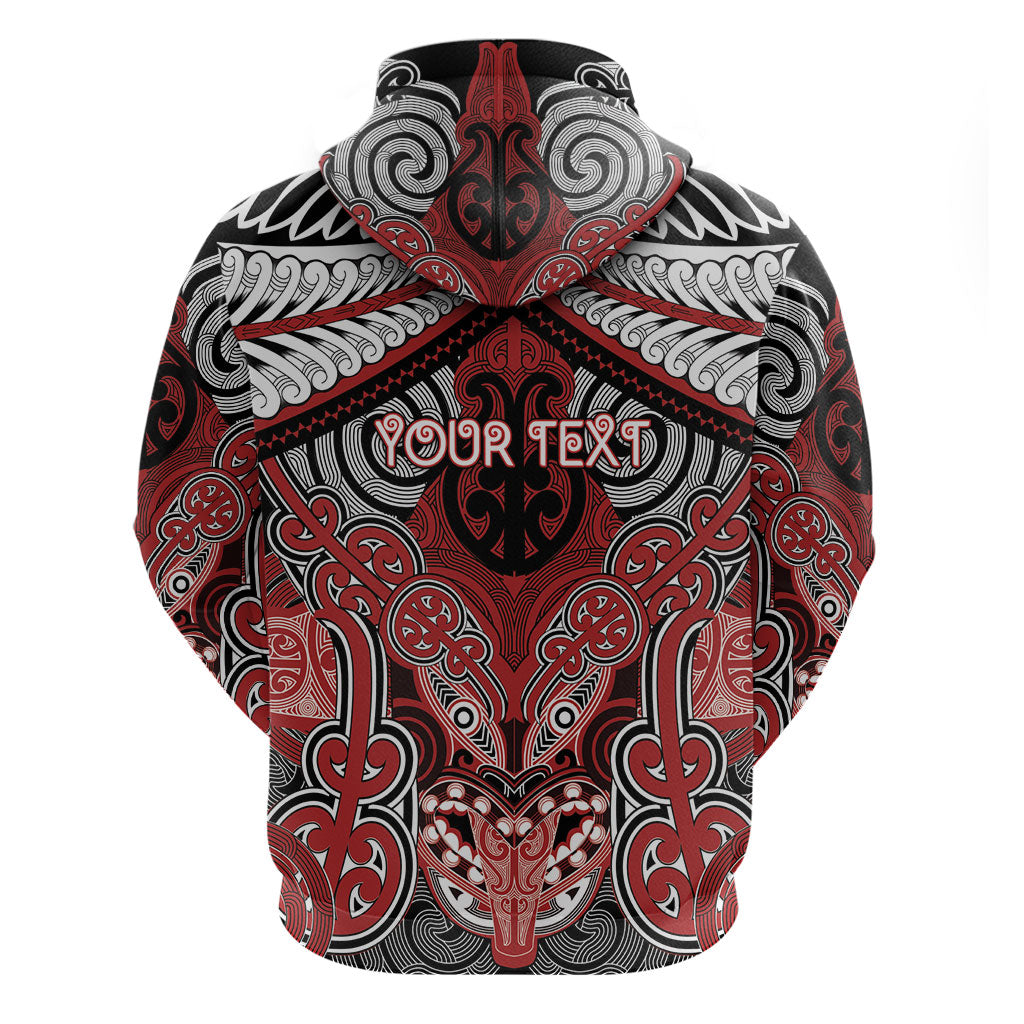 Aotearoa Iwi Te Ati Awa Personalised Hoodie Maori Kowhaiwhai Pattern