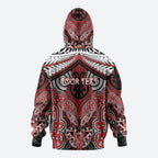 Aotearoa Iwi Te Ati Awa Personalised Hoodie Maori Kowhaiwhai Pattern