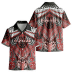 Aotearoa Iwi Te Ati Awa Personalised Kid Hawaiian Shirt Maori Kowhaiwhai Pattern