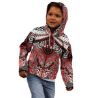 Aotearoa Iwi Te Ati Awa Personalised Kid Hoodie Maori Kowhaiwhai Pattern