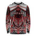 Aotearoa Iwi Te Ati Awa Personalised Long Sleeve Shirt Maori Kowhaiwhai Pattern