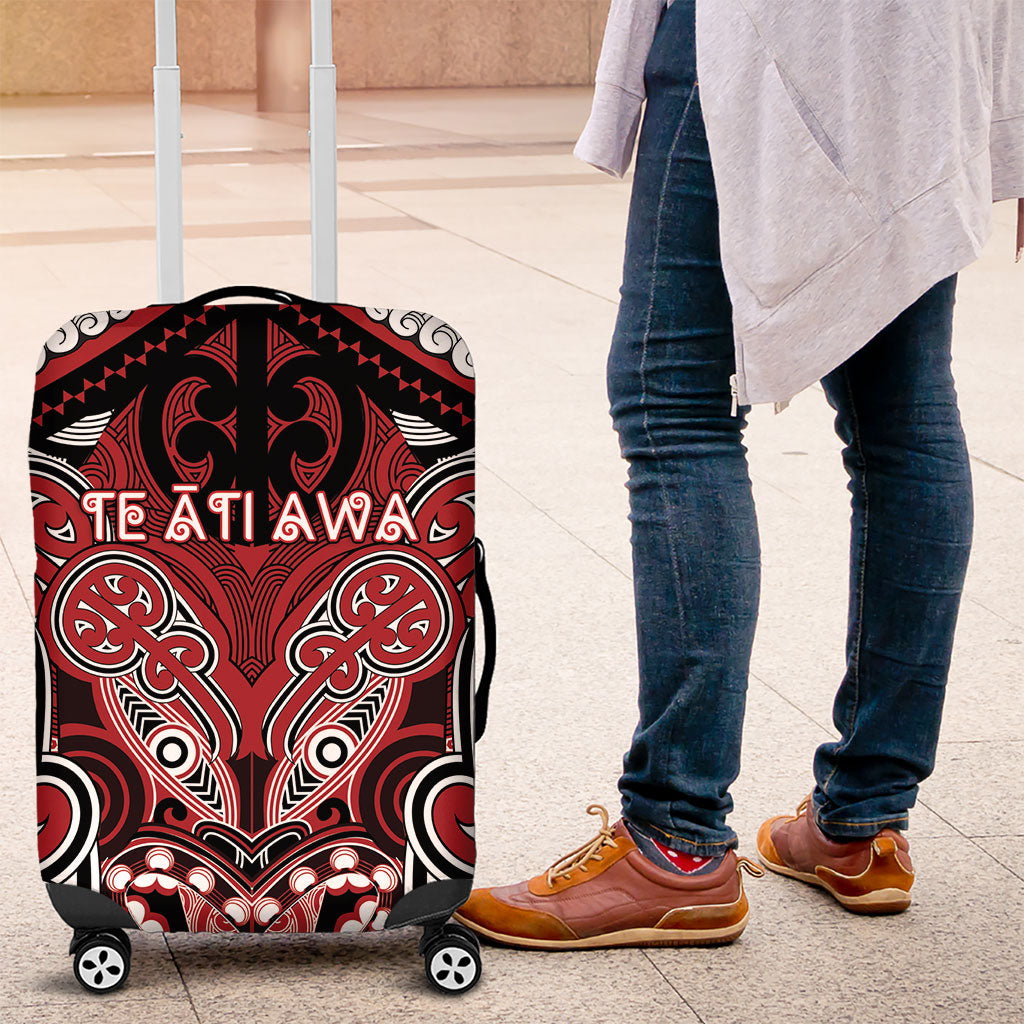 Aotearoa Iwi Te Ati Awa Luggage Cover Maori Kowhaiwhai Pattern