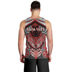 Aotearoa Iwi Te Ati Awa Personalised Men Tank Top Maori Kowhaiwhai Pattern