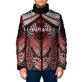 Aotearoa Iwi Te Ati Awa Personalised Padded Jacket Maori Kowhaiwhai Pattern