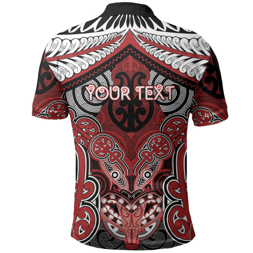 Aotearoa Iwi Te Ati Awa Personalised Polo Shirt Maori Kowhaiwhai Pattern