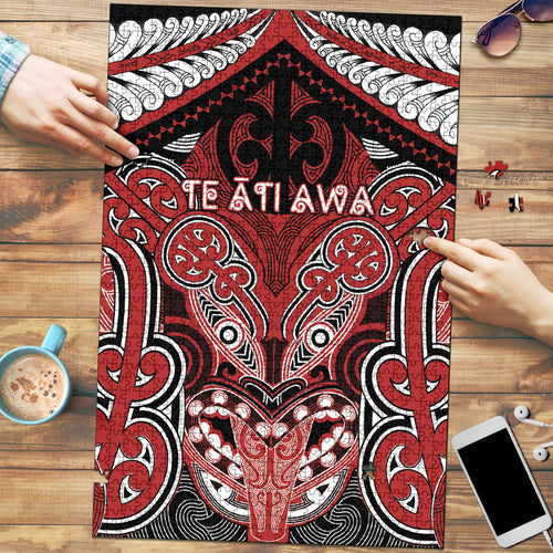 Aotearoa Iwi Te Ati Awa Puzzle Maori Kowhaiwhai Pattern