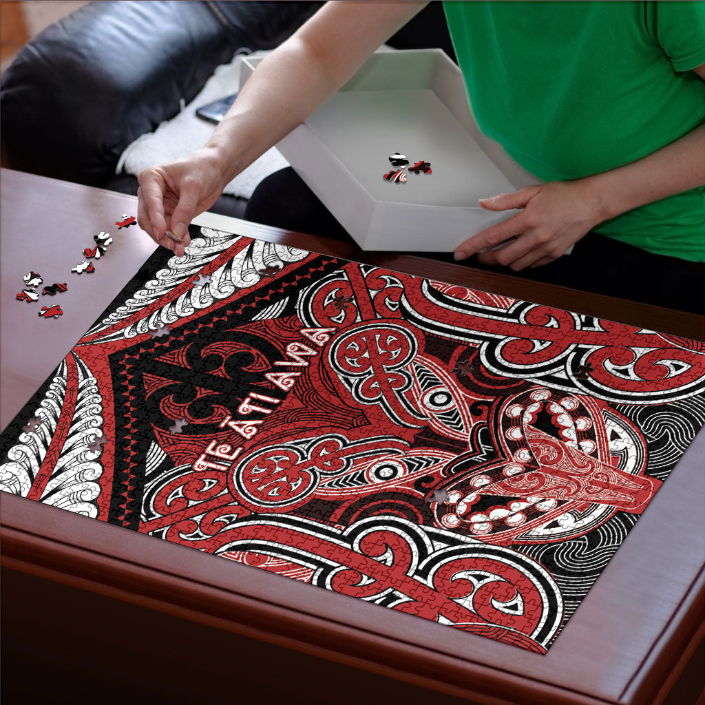 Aotearoa Iwi Te Ati Awa Puzzle Maori Kowhaiwhai Pattern
