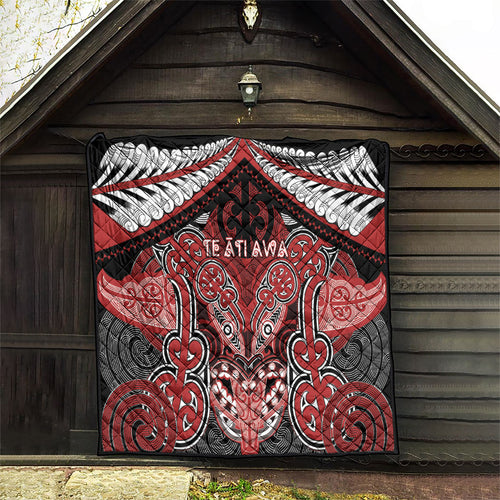 Aotearoa Iwi Te Ati Awa Quilt Maori Kowhaiwhai Pattern