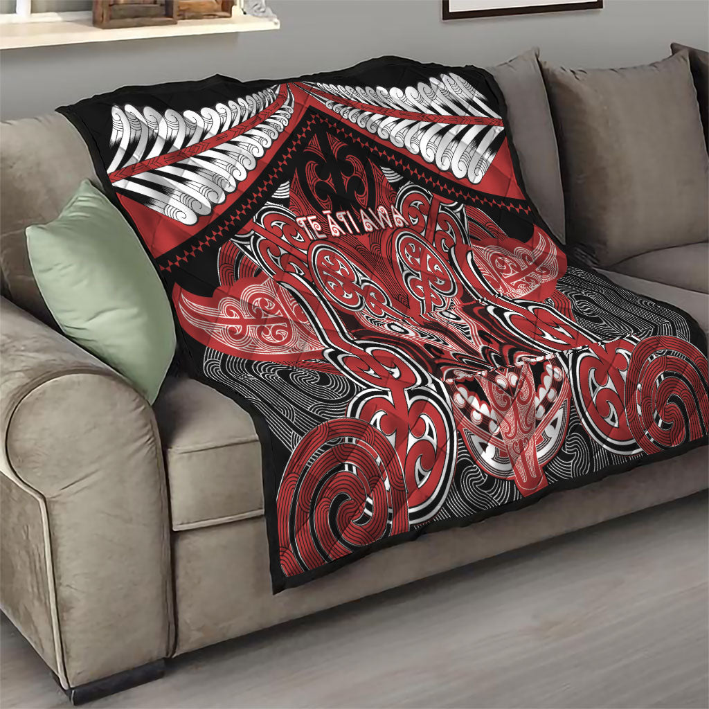 Aotearoa Iwi Te Ati Awa Quilt Maori Kowhaiwhai Pattern