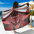 Aotearoa Iwi Te Ati Awa Sarong Maori Kowhaiwhai Pattern