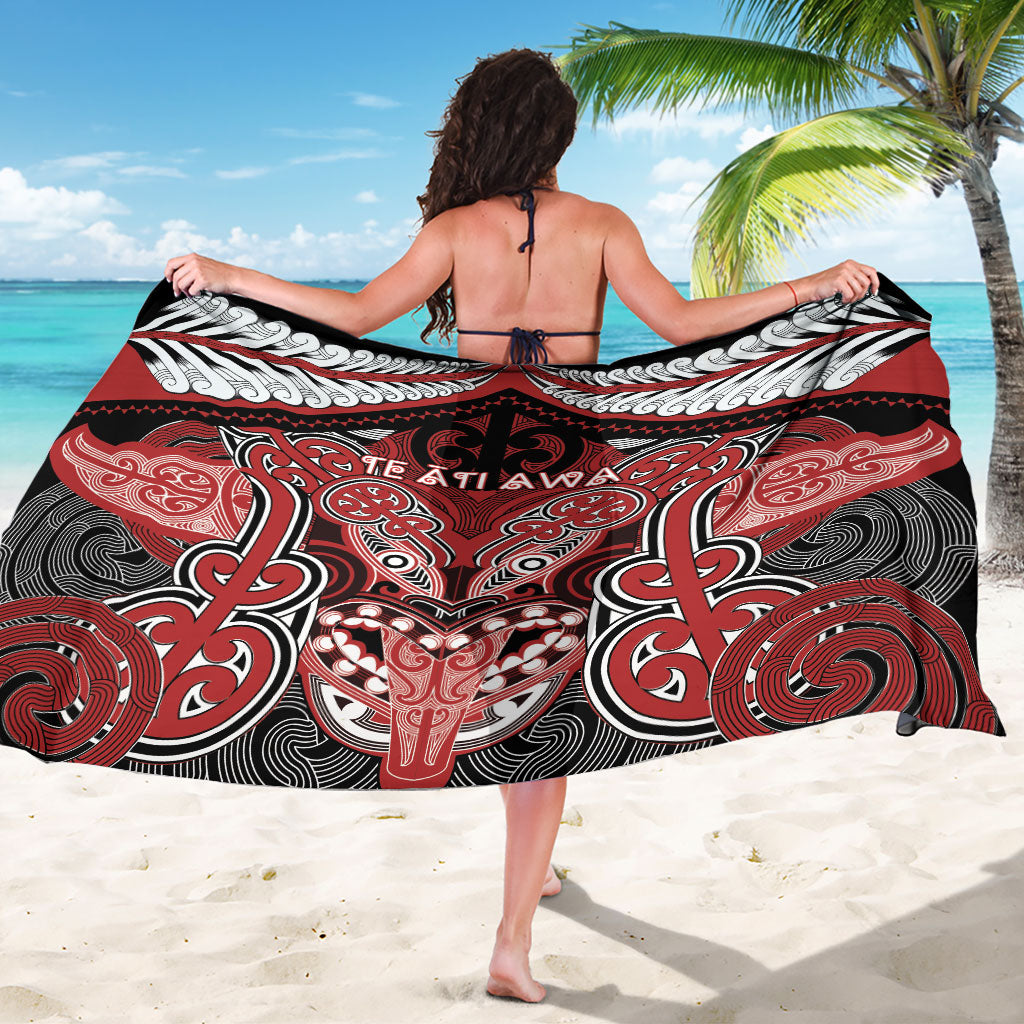 Aotearoa Iwi Te Ati Awa Sarong Maori Kowhaiwhai Pattern